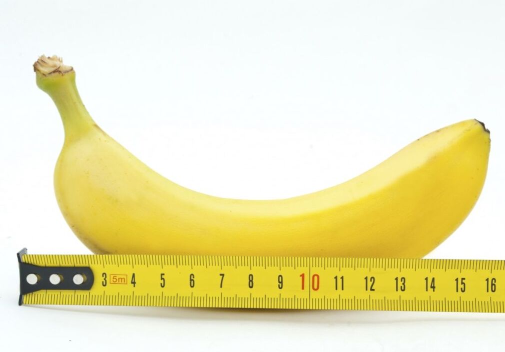 meritev banane simbolizira meritev penisa po operaciji povečanja